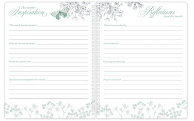 Nature’s Grace Undated Guided Planner - Lemon And Lavender Toronto