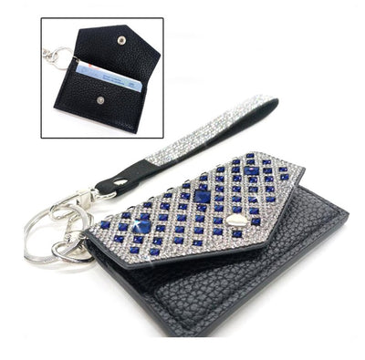 Navy Blue Crystal Card Purse - Lemon And Lavender Toronto