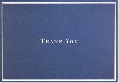 Navy Blue Thank You Notes - Lemon And Lavender Toronto