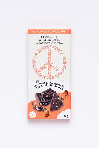 New Peace Bar - Dark Chocolate with Almonds and Sea Salt - Lemon And Lavender Toronto
