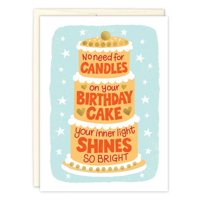 No Need For Candles Birthday Card - Lemon And Lavender Toronto