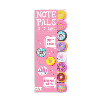 Note Pals Sticky Note Tabs - Donuts OOLY - Lemon And Lavender Toronto