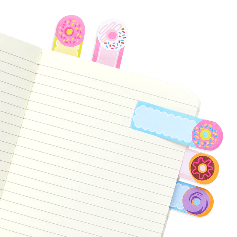 Note Pals Sticky Note Tabs - Donuts OOLY - Lemon And Lavender Toronto