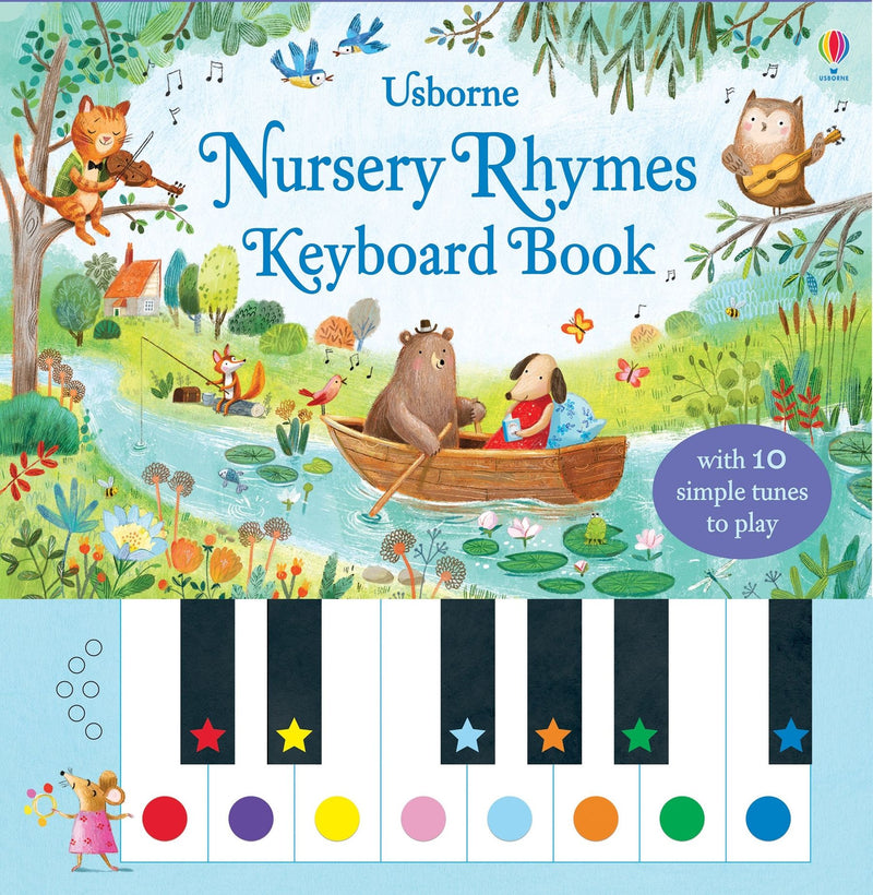 Nursery Rhymes Keyboard Book - Usborne Book - Lemon And Lavender Toronto
