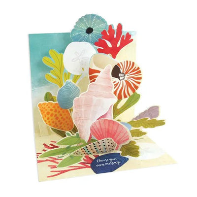 Ocean Shells POP UP Card - Lemon And Lavender Toronto