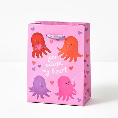 Octopi My Heart Valentine's Day Gift Bag - Lemon And Lavender Toronto
