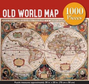 Old World Map Jigsaw Puzzle - Peter Pauper Press - Lemon And Lavender Toronto