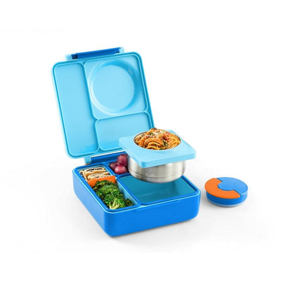 OmieBox Lunch Container - Blue - Lemon And Lavender Toronto