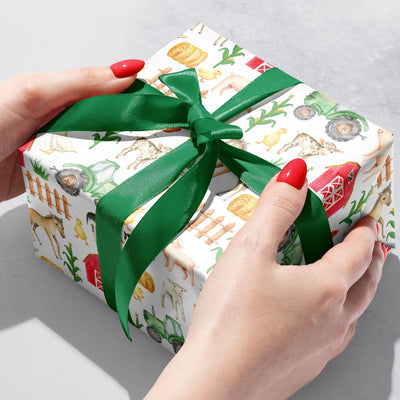 On the Farm Gift Wrapping Paper Roll - Lemon And Lavender Toronto