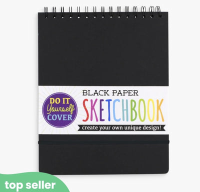 Ooly - Black Paper Sketchbook - Lemon And Lavender Toronto