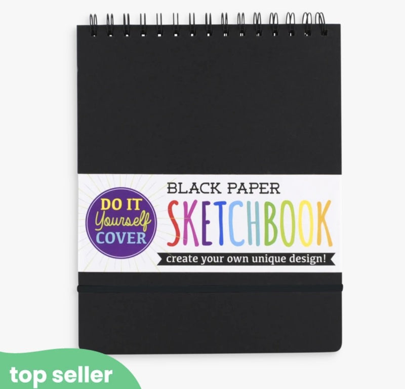 Ooly - Black Paper Sketchbook - Lemon And Lavender Toronto
