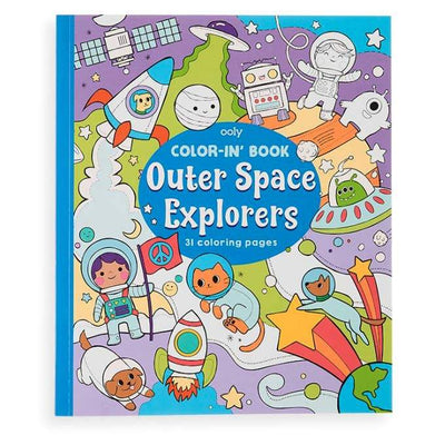 Ooly - Color-in' Book: Outer Space Experience - Lemon And Lavender Toronto