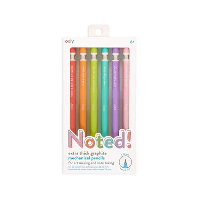 Ooly - Noted! Graphite Mechanical Pencils - Set of 6 - Lemon And Lavender Toronto