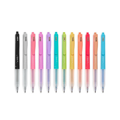 Ooly - Oh My Glitter! Retractable Glitter Gel Pens - Set of 12 - Lemon And Lavender Toronto