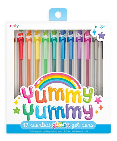 Ooly - Yummy Yummy Scented Glitter Gel Pens - Lemon And Lavender Toronto