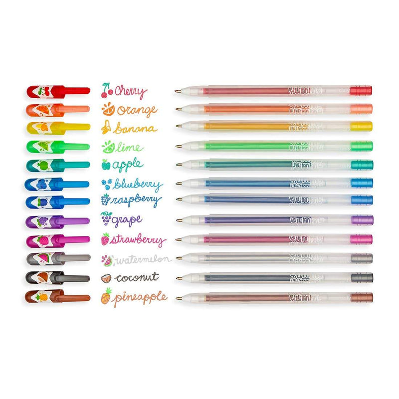 Ooly - Yummy Yummy Scented Glitter Gel Pens - Lemon And Lavender Toronto