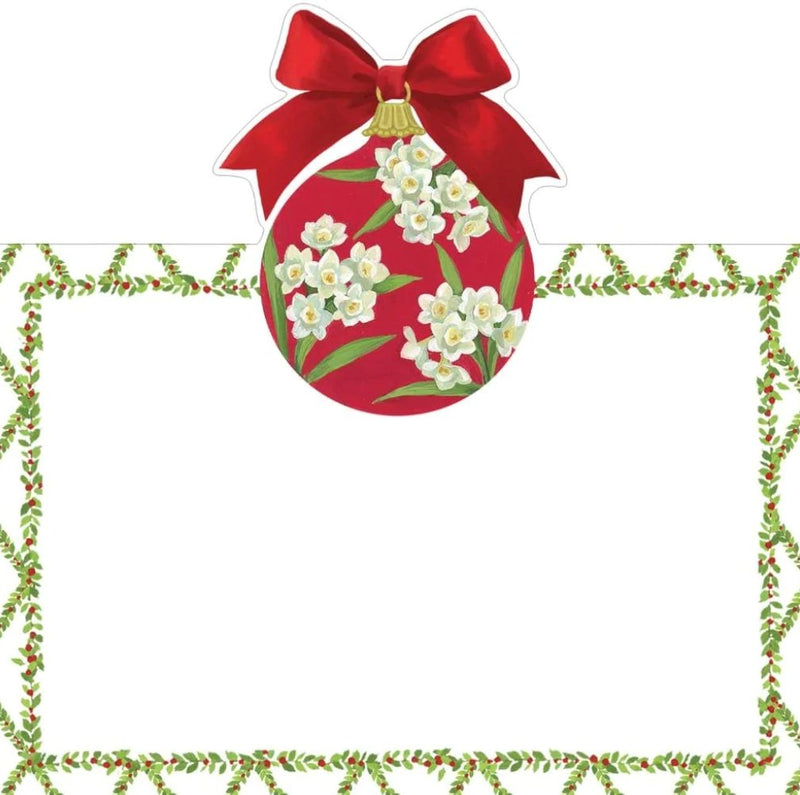 Ornament and Trellis Die-Cut Place Cards - 8 Per Package - Lemon And Lavender Toronto