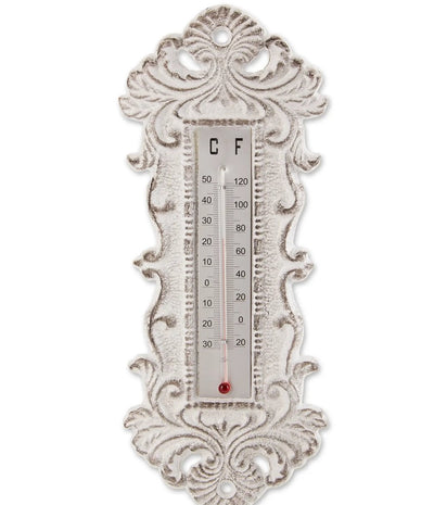 Ornate Cast Iron Thermometer - Lemon And Lavender Toronto