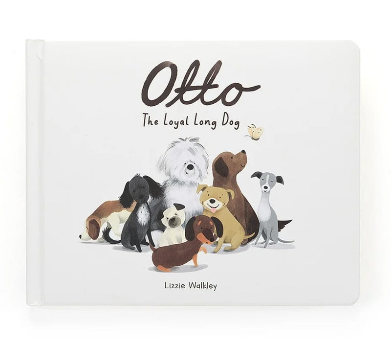 Otto The Loyal Long Dog Book - Jellycat - Lemon And Lavender Toronto