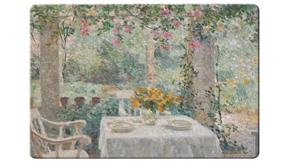 Outdoor Scene Dining Placemat - Lemon And Lavender Toronto