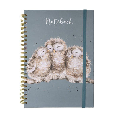Owl Notebook - Owlets - Lemon And Lavender Toronto