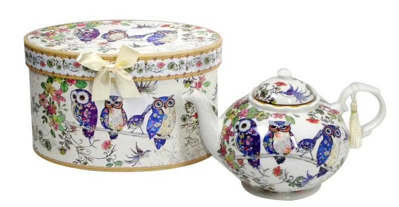 Owl Tea Pot in a Box - Lemon And Lavender Toronto