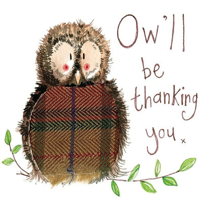 Ow'll be Thanking You- Mini Card - Lemon And Lavender Toronto