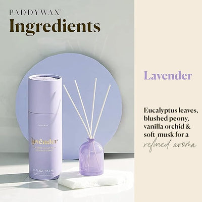 Paddywax Scented Oil Reed Diffuser Lavender - Lemon And Lavender Toronto