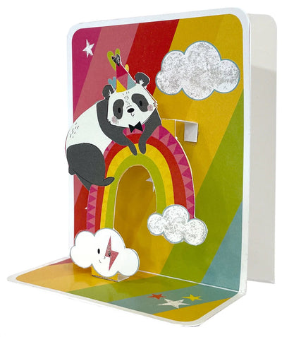 Panda Pop-up Small 3D Card - Lemon And Lavender Toronto