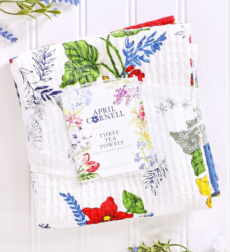 Parade Patchwork Tea Towel Bundle - Lemon And Lavender Toronto