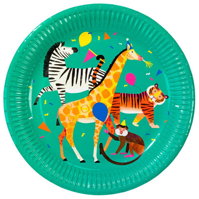 Party Animal Plates - 8 Pack - Lemon And Lavender Toronto