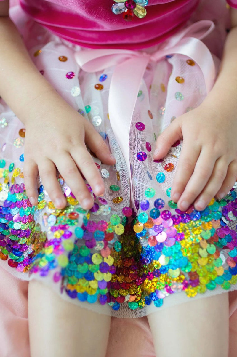 Party Fun Sequin Skirt - Lemon And Lavender Toronto