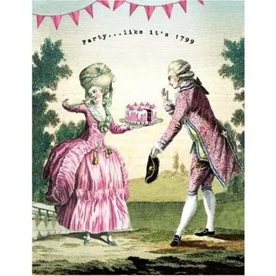 Party Like It's 1799 Card - Lemon And Lavender Toronto