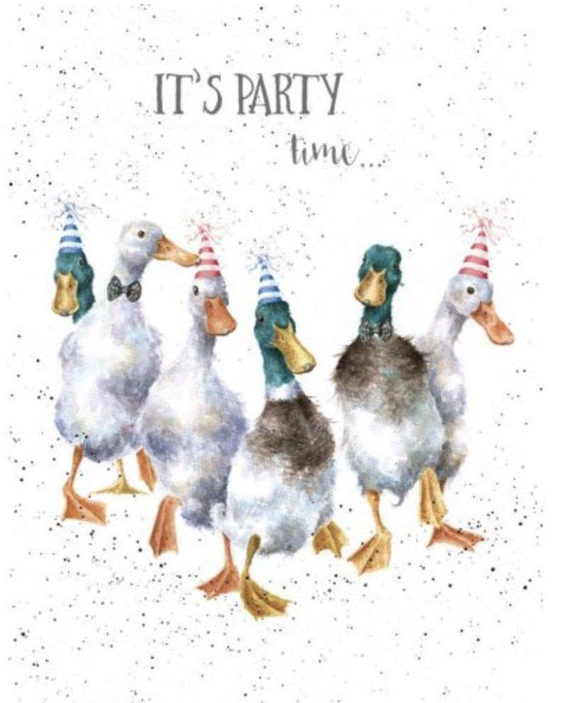 Party Time Birthday Card - Lemon And Lavender Toronto