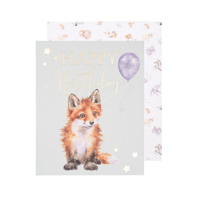 Party Time Fox Card - Lemon And Lavender Toronto