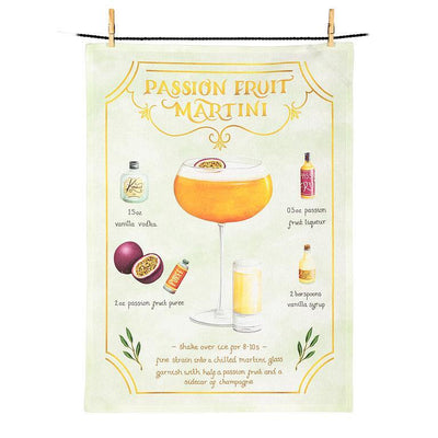 Passion Fruit Martini Kitchen Towel - Lemon And Lavender Toronto