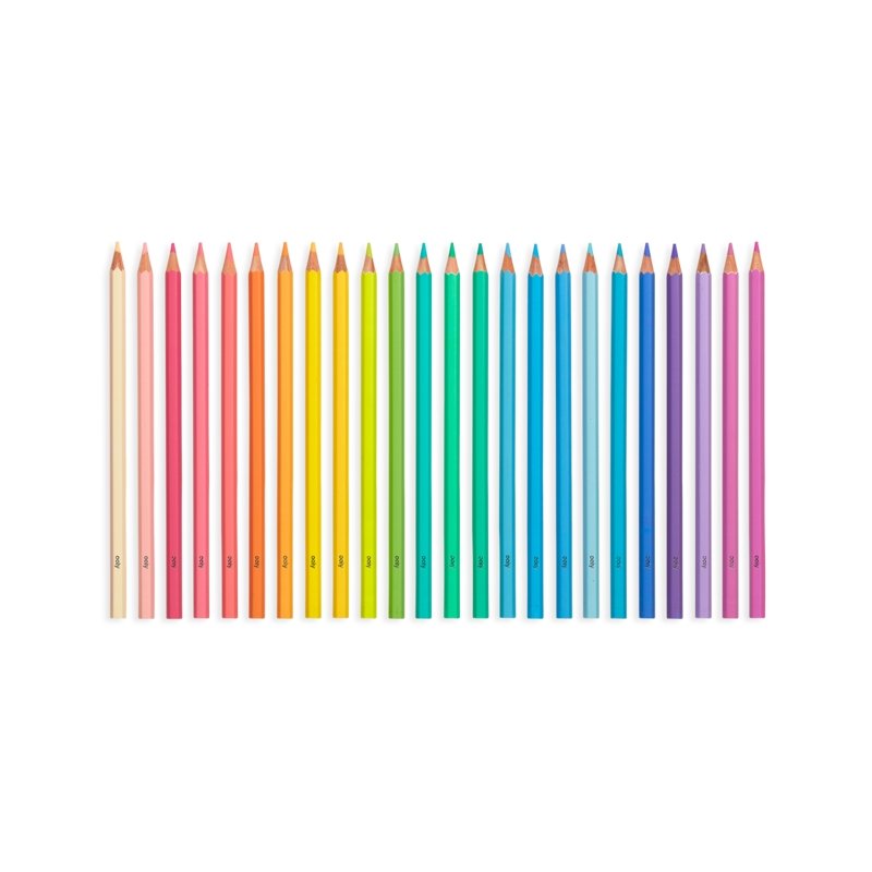 Pastel Hues Coloured Pencils - OOLY - Lemon And Lavender Toronto