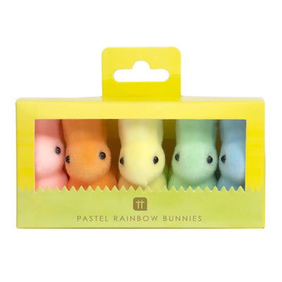 Pastel Mini Easter Bunnies - 5 Pack - Lemon And Lavender Toronto