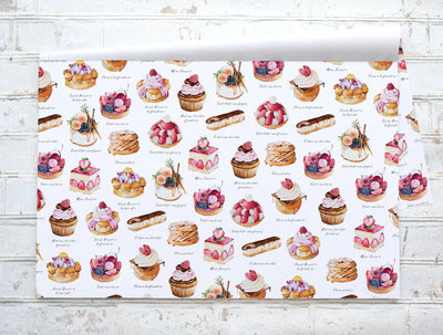 PASTRY PAPER PLACEMATS - Lemon And Lavender Toronto