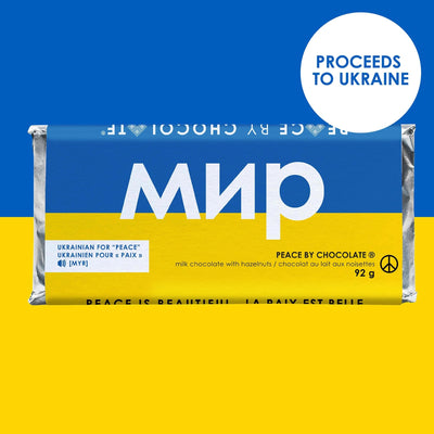 Peace for Ukraine Chocolate Bar - Lemon And Lavender Toronto