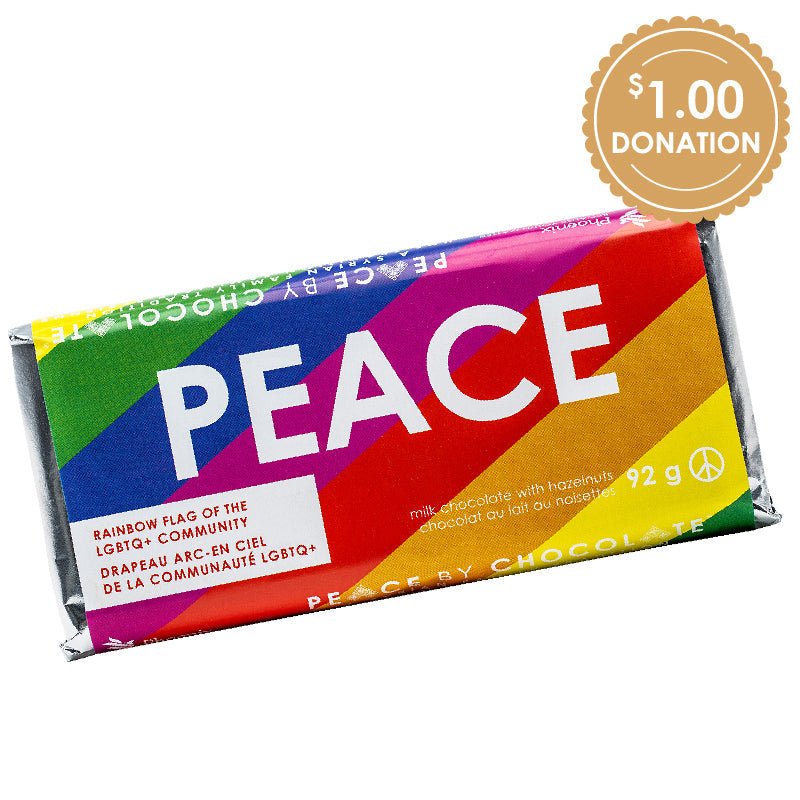 Peace LGTBQ+ Bar - Milk Chocolate - Lemon And Lavender Toronto