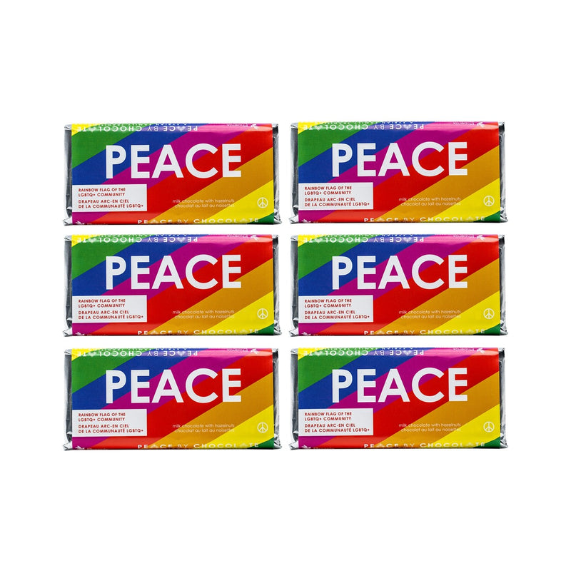 Peace LGTBQ+ Bar - Milk Chocolate with Hazelnuts - Lemon And Lavender Toronto