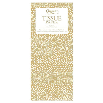 Pebble Tissue Paper in Gold - 4 Sheets Included - Lemon And Lavender Toronto