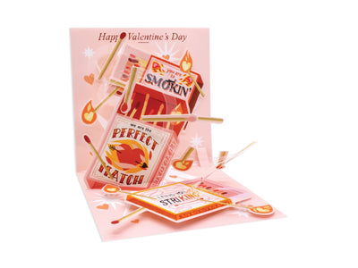 Perfect Match- Valentine's Pop Up Card - Lemon And Lavender Toronto