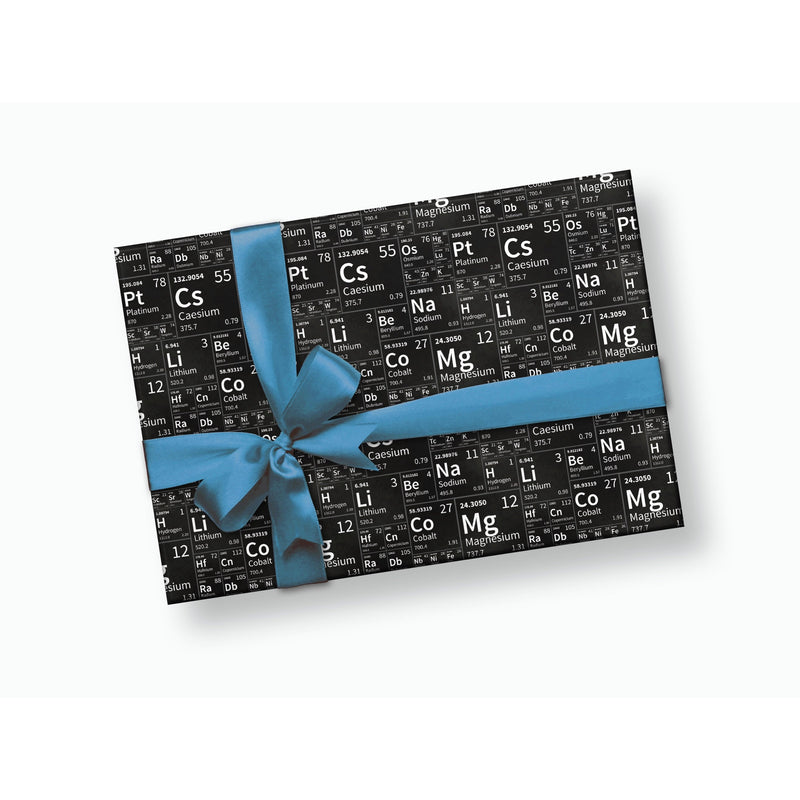 Periodic Table Science Gift Wrapping Paper - Lemon And Lavender Toronto