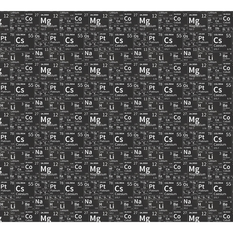 Periodic Table Science Gift Wrapping Paper - Lemon And Lavender Toronto