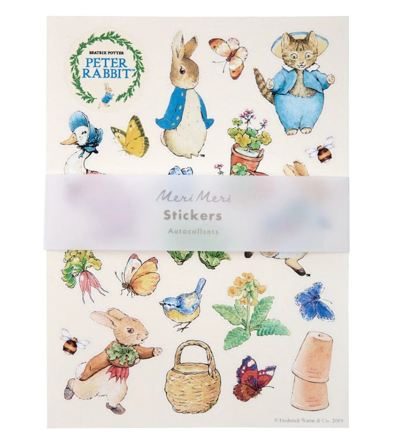 Peter Rabbit & Friends Sticker Sheets-Meri Meri - Lemon And Lavender Toronto