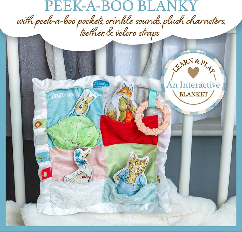 Peter Rabbit Peek a Boo On the Go Blanky - Lemon And Lavender Toronto