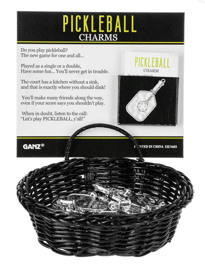 Pickleball Charms in a Basket - Lemon And Lavender Toronto