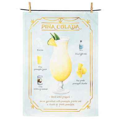 Pina Colada Kitchen Towel - Lemon And Lavender Toronto